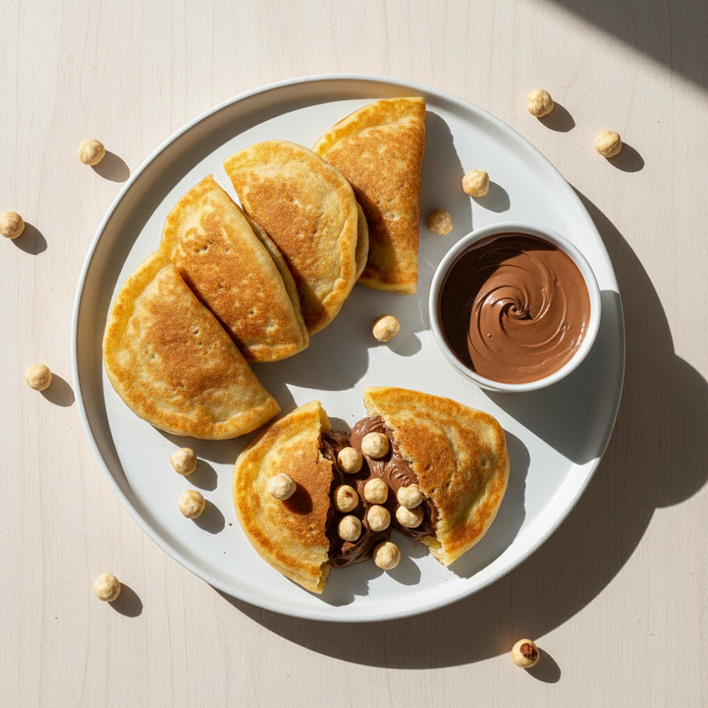 Healthy Chocolate Spread "Stuffed" Atayef