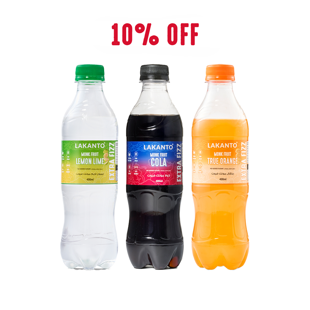 Naturally Sweetened Beverages With Monkfruit - 400 ml