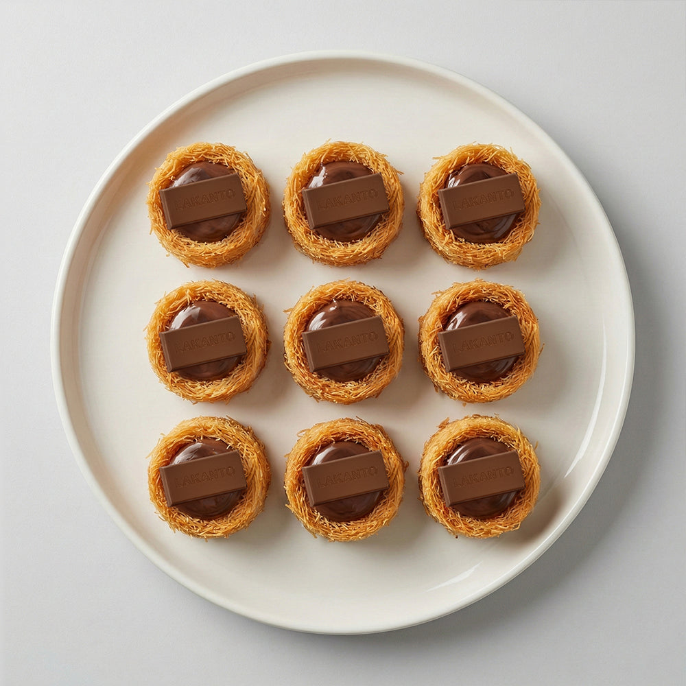 The "Double Chocolate" Kunafa Cups