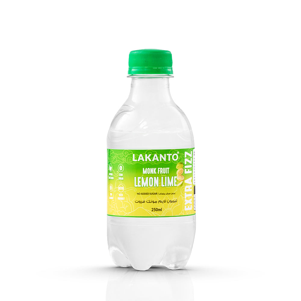 Lakanto Naturally Sweetened Lemon Lime With Monkfruit - 250 ml